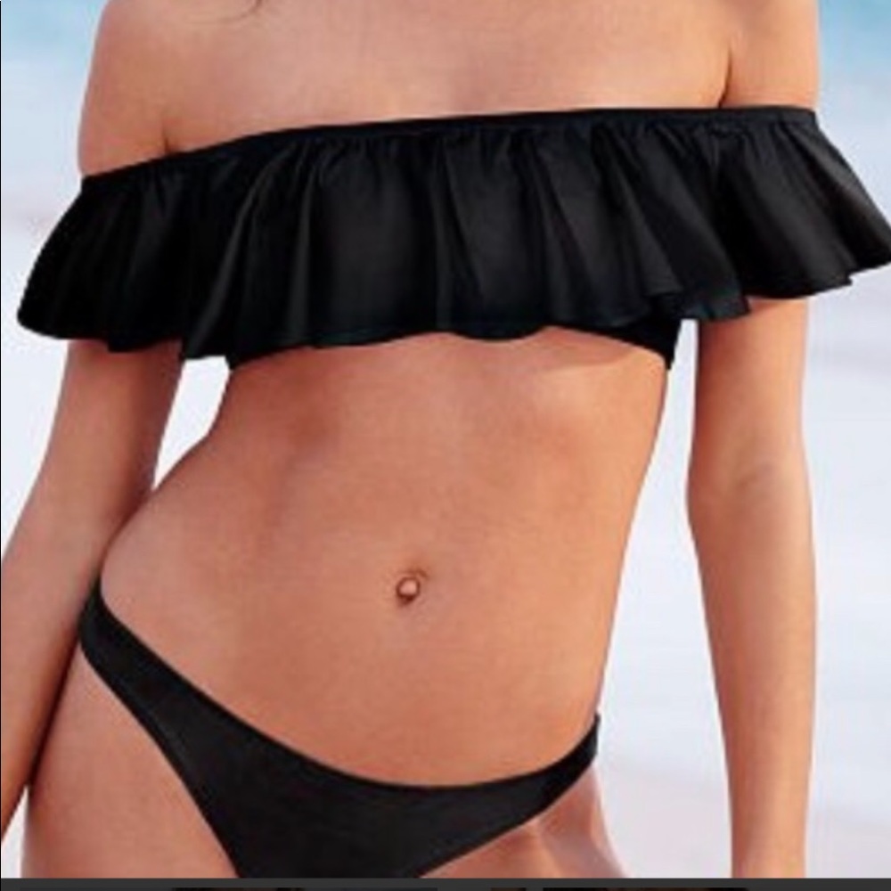 OFF THE SHOULDER TIE DYE SWIM TOP